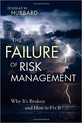 Hubbard, Douglas W., The Failure of Risk Management: Why It’s Broken and How to Fix It, John Wiley & Sons, 2009 Hubbard, Douglas W., The Failure of Risk Management: Why It’s Broken and How to Fix It, John Wiley & Sons, 2009