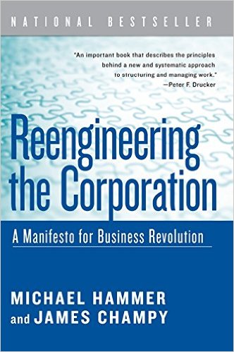 Hammer, M., and J. Champy. 2006. Reengineering The Corporation. New York: HarperBusiness Hammer, M., and J. Champy. 2006. Reengineering The Corporation. New York: HarperBusiness